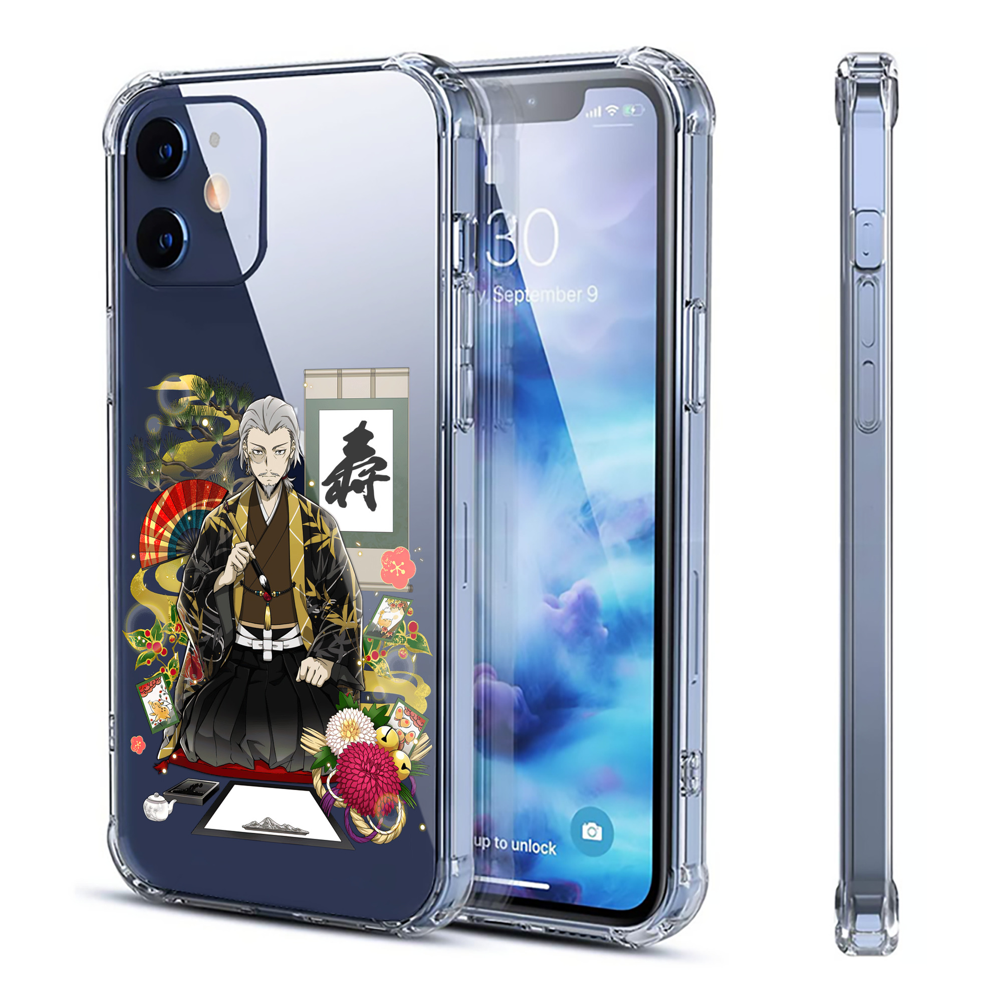 （画像用） 文豪ストレイドッグス Bungo Stray Dogs 【iPhone 12シリーズ対応】透明スマホケース（クリアソフトケース）